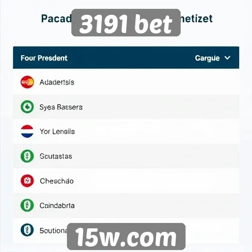 Métodos de pagamento oferecidos pelo 3191 bet